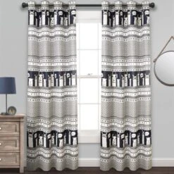 52"x84" Set Of 2 Llama Striped Room Darkening Curtain Panels - Lush Décor -Kids’ Furniture Store GUEST ca3c2192 3564 4707 a033 1d82e2338e50