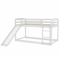 Twin Over Twin Bunk Bed With Convertible Slide And Ladder - ModernLuxe 15 Twin Over Twin Bunk Bed With Convertible Slide And Ladder - ModernLuxe -Kids’ Furniture Store GUEST cca88794 3155 444e 9c8a 48364940b656