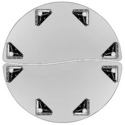 Emma And Oliver 2 Piece 47.5" Circle Collaborative Grey Kids Adjustable Activity Table Set -Kids’ Furniture Store GUEST ccb5ec89 ccab 42ac 99bd 83093ceccee2