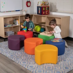 Flash Furniture Soft Seating Flexible Moon For Classrooms And Daycares - 12" Seat Height -Kids’ Furniture Store GUEST cf7d3ee1 a3c2 4abb 8d9e 80806d981e5e