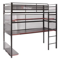 Gaming Bunk Bed Black/Red - X Rocker -Kids’ Furniture Store GUEST d176e220 9a1e 479f 9d1e 0355d305b465
