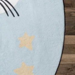 NuLOOM Adalynn Sleepy Cat Kids Machine Washable Area Rug -Kids’ Furniture Store GUEST d32d3ba0 c9ad 48b9 8b9d b73f1e97b9d1