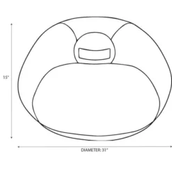 Canvas Kids' Bean Bag Green - Pillowfort™ -Kids’ Furniture Store GUEST d6c9190f e60e 4413 9358 af1a54732d28