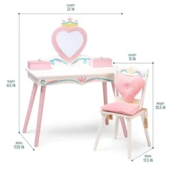 Princess Vanity Table And Chair Set - WildKin -Kids’ Furniture Store GUEST d6dd463c 2ed1 4552 923f ade83f386cff