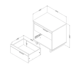 Fynn 2-Drawer Nightstand - South Shore -Kids’ Furniture Store GUEST d708e8bd c00e 468d b3a0 26985a85732e