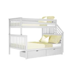 Max & Lily Twin Over Full Staircase Bunk Bed With Storage Drawers -Kids’ Furniture Store GUEST d8a53447 8973 4828 95ec 6a14624db7c0