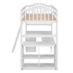 Twin Size Wooden Loft Bed With Drawers, Cabinet, Shelves And Desk-ModernLuxe -Kids’ Furniture Store GUEST d9040f2a e0a3 4009 b1bf 1808ffdeacf3