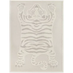 Tigre Animal Print Kids' Area Rug Cream - Balta Rugs -Kids’ Furniture Store GUEST d9569a8f 66d1 4c5e 9578 6c9bf68f8600