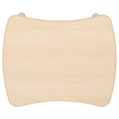 Emma And Oliver 21.875"W X 26.625"L Rectangular Plastic Height Adjustable Activity Table Set With 2 Chairs 5 Emma And Oliver 21.875"W X 26.625"L Rectangular Plastic Height Adjustable Activity Table Set With 2 Chairs - Image 5