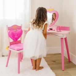 Princess Vanity Table And Chair Set - WildKin -Kids’ Furniture Store GUEST dabd872e 2dfd 4f68 8dcb c29a800ce6f6