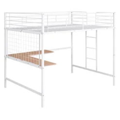 Full Size Metal Loft Bed With Desk And Grid - ModernLuxe -Kids’ Furniture Store GUEST dae25fb0 8c03 4677 92aa 690fb79be131