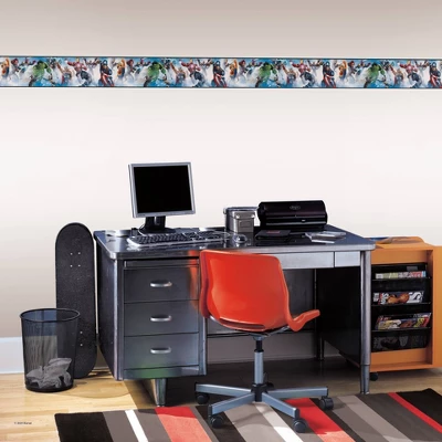 Avengers Peel And Stick Border - RoomMates 2 Avengers Peel And Stick Border - RoomMates - Image 2