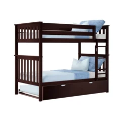 Max & Lily Twin Over Twin Bunk Bed With Trundle -Kids’ Furniture Store GUEST deb08052 e36c 42ba 9ee2 7133b8c97b04