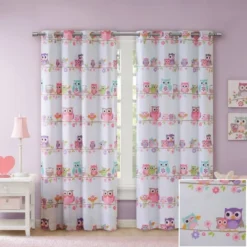 Striking Sara Owl Blackout Window Panel -Kids’ Furniture Store GUEST df0dffec 8aa4 4d6b 8e4a 611ae7a3c53f
