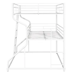 Full XL Over Twin XL Over Queen Size Metal Triple Bunk Bed With Ladder-ModernLuxe -Kids’ Furniture Store GUEST e1fa814b 7599 40ce bd40 b89d0e5bbd2e