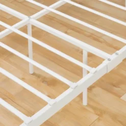 Twin Country Poetry Complete Metal Platform Bed White - South Shore -Kids’ Furniture Store GUEST e410e046 848d 4643 9ff6 48ffc6cccd54