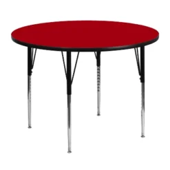 Emma And Oliver 48" Round Laminate Adjustable Activity Table -Kids’ Furniture Store GUEST e53224aa 7018 43ef 9112 8ee74998eafc