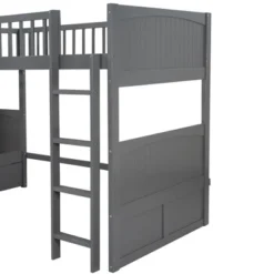 Twin Over Twin Bunk Bed With Twin Size Loft Bed With 2 Drawers - ModernLuxe 13 Twin Over Twin Bunk Bed With Twin Size Loft Bed With 2 Drawers - ModernLuxe -Kids’ Furniture Store GUEST e5350fb7 c53f 42ec b7e9 7a631b590520
