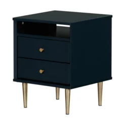 Dylane 2-Drawer Nightstand Navy - South Shore -Kids’ Furniture Store GUEST e5f7f51a 715f 44df b62e c240e99d2b1a