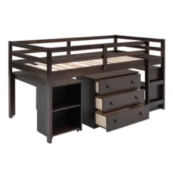 Low Twin Loft Bed With Cabinet And Rolling Portable Desk - ModernLuxe -Kids’ Furniture Store GUEST e68982ed 109a 4095 b1d1 84d614d440f3