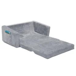 Delta Children Kids' Serta Perfect Sleeper Extra Wide Comfy 2-in-1 Flip Open Convertible Sofa To Lounger - Gray -Kids’ Furniture Store GUEST e96f527b 857d 40a4 96fe 2782f7005e6f
