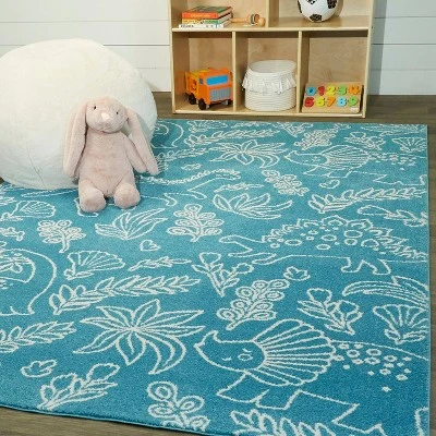 Happy Dinos Kids' Rug - Balta Rugs 1 Happy Dinos Kids' Rug - Balta Rugs