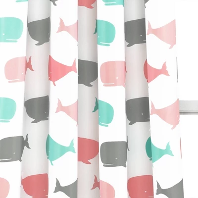 Whale Window Curtain - Lush Décor 2 Whale Window Curtain - Lush Décor - Image 2