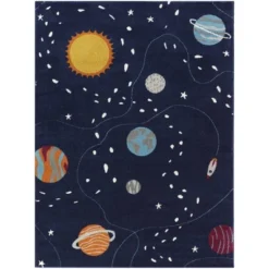 Space Explorer Kids' Rug Blue - Balta Rugs -Kids’ Furniture Store GUEST eaffcbc6 5935 4fa4 beae 069a11573d1e
