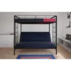 Twin Over Futon Leonora Metal Bunk Bed - Room & Joy