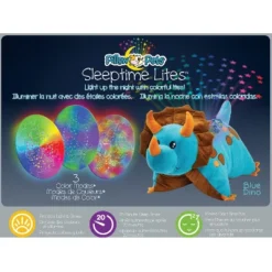 Sleeptime Lite Dinosaur Plush LED Nightlight Blue - Pillow Pets -Kids’ Furniture Store GUEST ec1e0b2a d02a 4cc0 b201 94497dad8190
