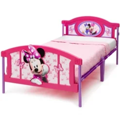 Twin Disney Minnie Mouse Plastic 3D Bed - Delta Children -Kids’ Furniture Store GUEST ee47be2a 3ae9 45a6 870f 3481fee05f54