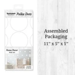 Polka Dots Wall Decor White - Decalcomania -Kids’ Furniture Store GUEST f0dc03f6 cd43 4401 a9e7 e0cb511b2502