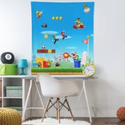 Nintendo Super Mario Tapestry - RoomMates -Kids’ Furniture Store GUEST f0df1c50 b98b 4102 85e1 d2082fade145