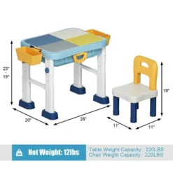 Costway 6 In 1 Kids Activity Table Set W/ Chair Toddler Luggage Building Block Table 17 Costway 6 In 1 Kids Activity Table Set W/ Chair Toddler Luggage Building Block Table -Kids’ Furniture Store GUEST f0e8d604 8d4f 40b0 b6e6 cde91156db23