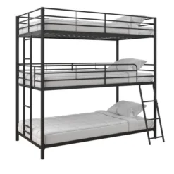 Triple Twin Zeke Metal Bunk Bed - Room & Joy -Kids’ Furniture Store GUEST f11d8962 2f0f 4a55 a29c 1c70771c9021