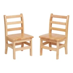 ECR4Kids Three Rung Ladderback Chair, Classroom Seating, Natural, 2-Pack -Kids’ Furniture Store GUEST f1d11e1f 6a55 4b36 95ee ac9bcf1aeaca