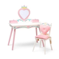 Princess Vanity Table And Chair Set - WildKin -Kids’ Furniture Store GUEST f267f55f 6f5e 4a4f abdb 93b8d43fadc4