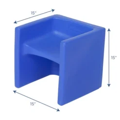 Children's Factory CF910-009 Flexible Seating Toddler Kids Cube Chair Classroom Furniture For Daycare, Playroom, And Homeschool, Blue -Kids’ Furniture Store GUEST f33870ca 5940 47e4 958c 498b1e1c3134