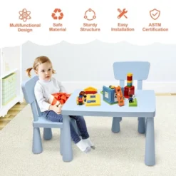 Costway Kids Table & 2 Chairs Set Toddler Activity Play Dining Study Desk Baby Gift 17 Costway Kids Table & 2 Chairs Set Toddler Activity Play Dining Study Desk Baby Gift -Kids’ Furniture Store GUEST f36572e9 f219 40a2 b4ae 6a472eb3c7d9