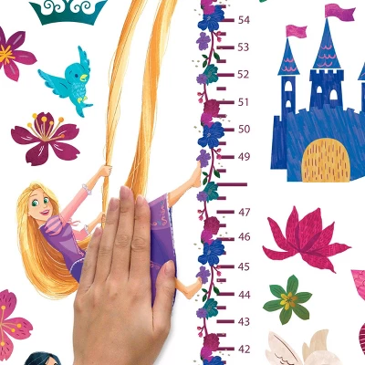 Disney Princesses Growth Chart Peel & Stick Wall Decals Pink - RoomMates 2 Disney Princesses Growth Chart Peel & Stick Wall Decals Pink - RoomMates - Image 2