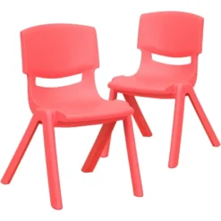 Flash Furniture 2 Pack Plastic Stackable School Chair With 12" Seat Height -Kids’ Furniture Store GUEST f5000bf2 2750 463c 92cc 1df9d2c02d5b