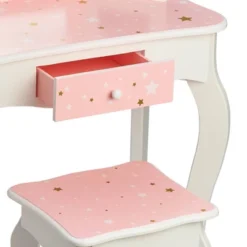 Fashion Twinkle Star Gisele Play Vanity Set Pink/White - Teamson Kids -Kids’ Furniture Store GUEST f58c1b30 f436 4e61 b736 b5e4d7b7c044