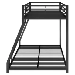 Twin Over Full Metal Floor Bunk Bed With Ladder-ModernLuxe -Kids’ Furniture Store GUEST f5a691b3 5f6c 458c 9ba0 866da33810c7
