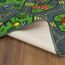 Jungtier Boy & Girl Kids Retro City Road Car Vehicle Traffic Educational Learning & Game Play Nursery Bedroom Classroom Rug Carpet, 2' 7" X 5' 0" -Kids’ Furniture Store GUEST f5cdc86f ae49 4dcc b381 2482cd789239