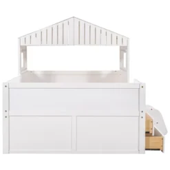 Full Size House Low Loft Bed With Four Drawers-ModernLuxe -Kids’ Furniture Store GUEST f649901c 0dcd 4f9e 9823 7a85bf60fed5