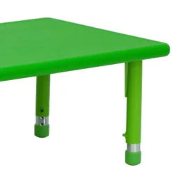 Flash Furniture 24"W X 48"L Rectangular Plastic Height Adjustable Activity Table -Kids’ Furniture Store GUEST f6d78029 164e 4a5e 9889 3d548791c4bc