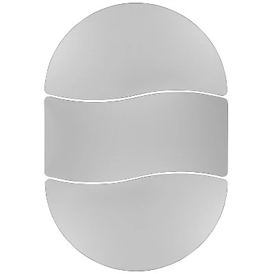 Emma And Oliver 3 Piece 86" Oval Wave Collaborative Grey Kids Adjustable Activity Table Set 11 Emma And Oliver 3 Piece 86" Oval Wave Collaborative Grey Kids Adjustable Activity Table Set - Image 11