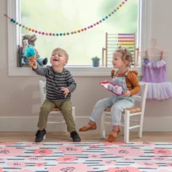 Set Of 2 Rathel Kids' Chairs - Linon -Kids’ Furniture Store GUEST f73be3a2 d746 4acb b093 8ab22f802ad4