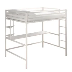 Full Maxwell Metal Loft Bed With Desk & Shelves - Novogratz -Kids’ Furniture Store GUEST f77cf6b9 90b1 40ae b1ef 2e1ae4e656da