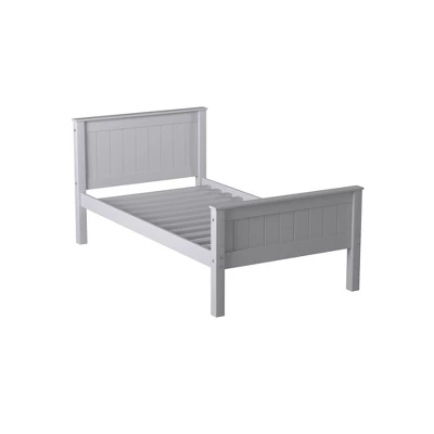 Twin Harmony Wood Platform Bed Dove Gray - Alaterre Furniture 9 Twin Harmony Wood Platform Bed Dove Gray - Alaterre Furniture - Image 9